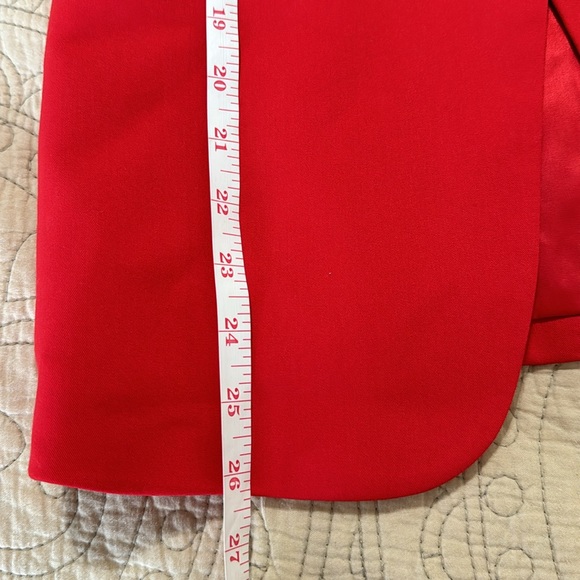 MNG Red One Button Closure Blazer - Picture 8 of 10
